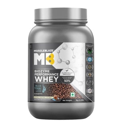 MuscleBlaze Biozyme Performance Whey 1 kg