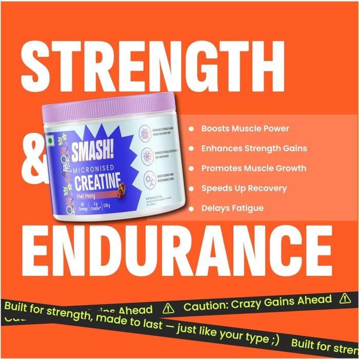 SMASH Micronised Creatine Monohydrate Powder - Image 4