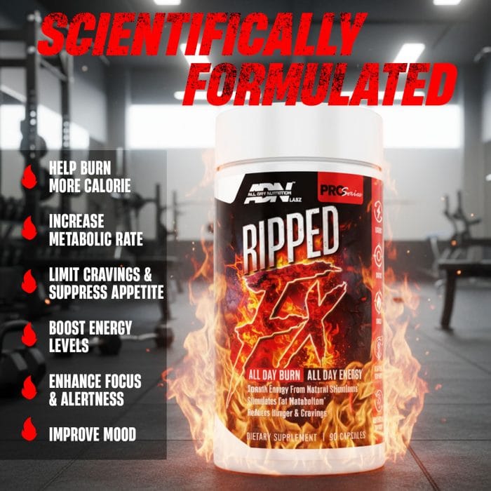 ADN LABZ RIPPED FX FAT BURNER 90 CAPS - Image 2