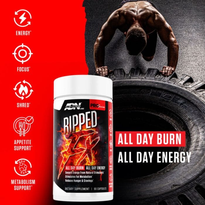 ADN LABZ RIPPED FX FAT BURNER 90 CAPS - Image 4