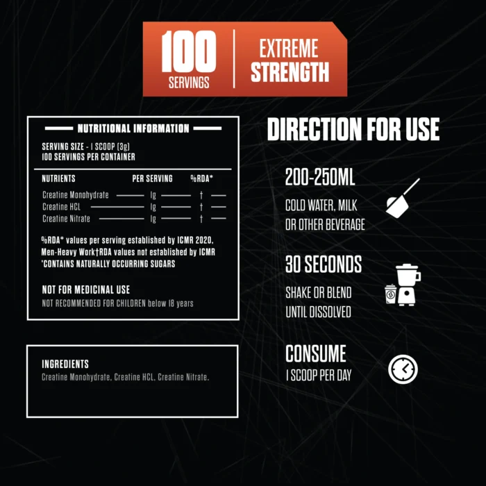 Exalt Supps The Mettle Tri Creatine - Image 3