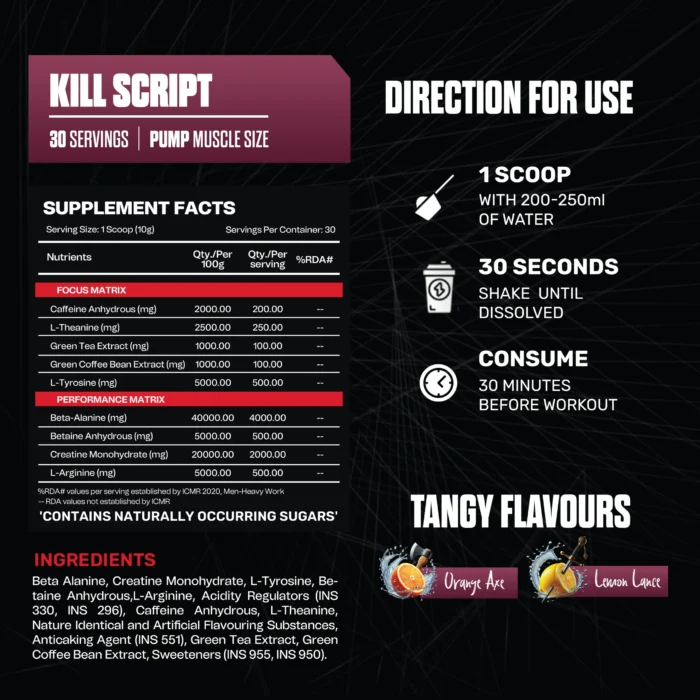 Exalt Supps The Kill Script Preworkout - Image 3