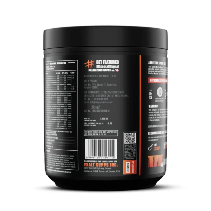 Exalt Supps The Xplode Max Preworkout - Image 2